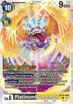 PlatinumNumemon (BT14-066) - Promos: Blast Ace
