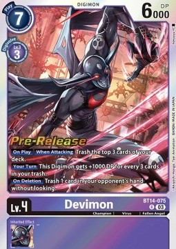 Devimon (BT14-075) - Promos: Blast Ace