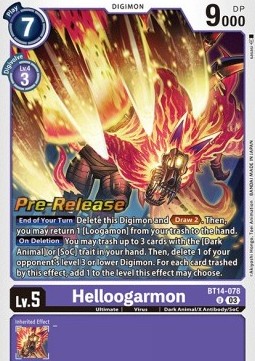 Helloogarmon (BT14-078) - Promos: Blast Ace
