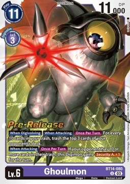 Ghoulmon (BT14-080) - Promos: Blast Ace