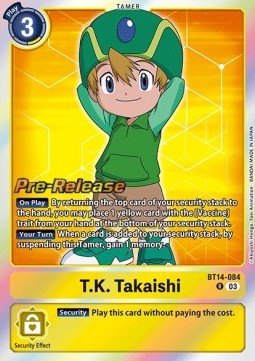 T.K. Takaishi (BT14-084) - Promos: Blast Ace
