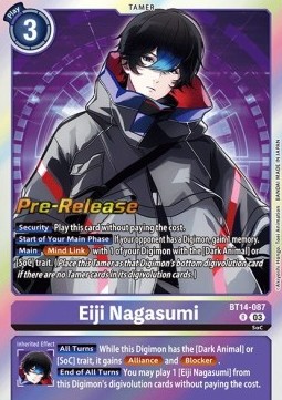 Eiji Nagasumi (BT14-087) - Promos: Blast Ace