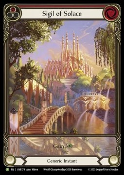 Sigil of Solace (Red) - FAB Promos