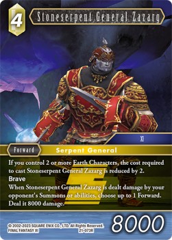 Stoneserpent General Zazarg (21-073) - Beyond Destiny