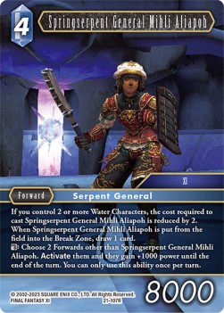 Springserpent General Mihli Aliapoh (21-107) - Beyond Destiny
