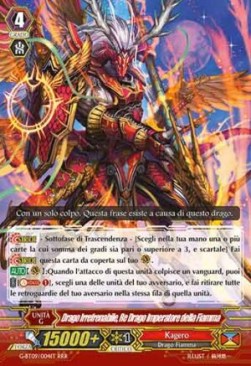 Flame Emperor Dragon King, Irresist Dragon [G Format] (V.1 - Triple Rare) - Collezione del Combattente Vol.2