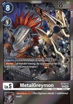 MetalGreymon (ST15-11) - Blast Ace