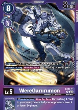 WereGarurumon (ST16-11) - Blast Ace