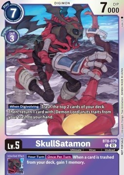 SkullSatamon (BT8-079) - Blast Ace