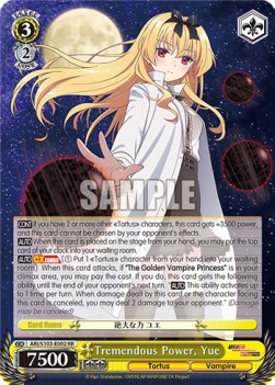 Tremendous Power, Yue (V.1 - Double Rare) - Arifureta: From Commonplace to World’s Strongest