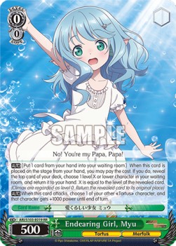 Endearing Girl, Myu (V.1 - Double Rare) - Arifureta: From Commonplace to World’s Strongest
