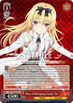 Place of Belonging Found, Yue (V.1 - Rare) - Arifureta: From Commonplace to World’s Strongest