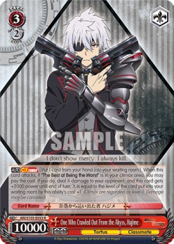 One Who Crawled Out From the Abyss, Hajime (V.1 - Rare) - Arifureta: From Commonplace to World’s Strongest