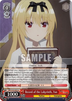 Record of the Labyrinth, Yue - Arifureta: From Commonplace to World’s Strongest