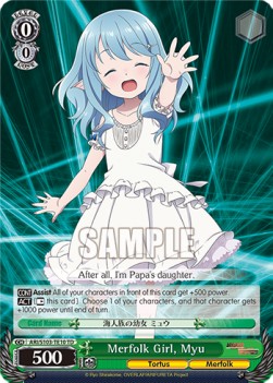 Merfolk Girl, Myu (V.1 - Trial Deck) - Arifureta: From Commonplace to World’s Strongest