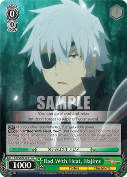 Bad With Heat, Hajime (V.1 - Trial Deck) - Arifureta: From Commonplace to World’s Strongest