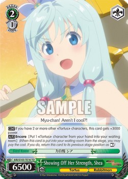 Showing Off Her Strength, Shea (V.1 - Trial Deck) - Arifureta: From Commonplace to World’s Strongest