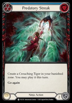 Predatory Streak (Blue) (Regular) - Round the Table: TCC x LSS