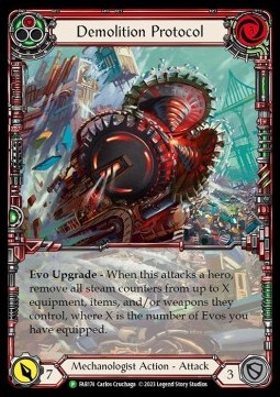 Demolition Protocol (Extended Art Rainbow Foil) - FAB Promos