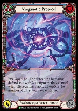 Meganetic Protocol (Extended Art Rainbow Foil) - FAB Promos