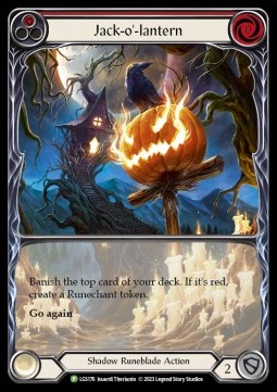 Jack-o'-lantern (Red) (Extended Art Regular) - LGS Promos