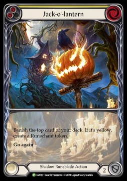Jack-o'-lantern (Yellow) (Extended Art Regular) - LGS Promos