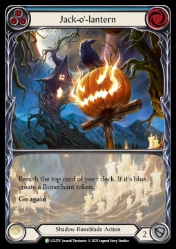 Jack-o'-lantern (Blue) (Extended Art Regular) - LGS Promos