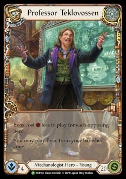 Professor Teklovossen (Cold Foil) - Hero Promos