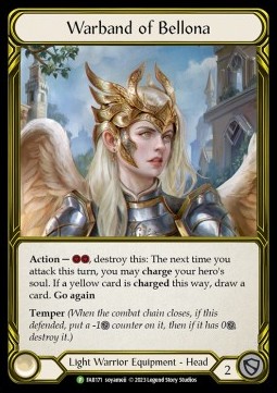 Warband of Bellona (Cold Foil Golden) - FAB Promos