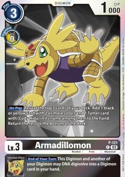 Armadillomon (P-121) - Promos