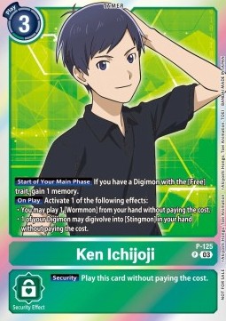 Ken Ichijoji (P-125) - Promos