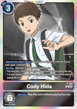 Cody Hida (P-128) - Promos