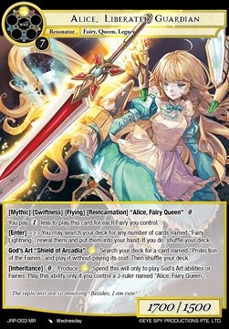 Alice, Liberated Guardian - Judgment of the Rogue Planet