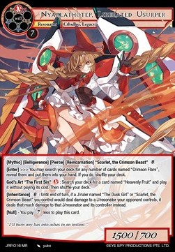 Nyarlathotep, Liberated Usurper - Judgment of the Rogue Planet