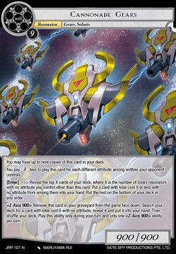 Cannonade Gears - Judgment of the Rogue Planet