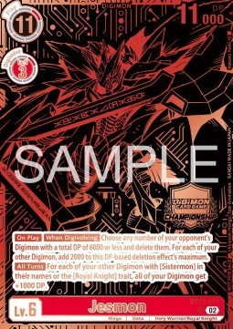 Jesmon (BT13-017) (V.1) - Championship 2023 Promos