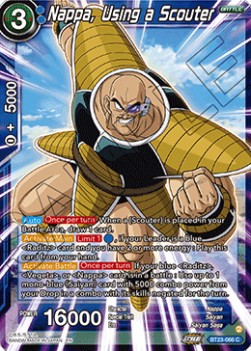 Nappa, Using a Scouter - Perfect Combination