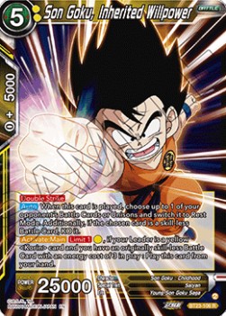 Son Goku, Inherited Willpower - Perfect Combination