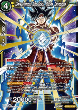 Ultra Instinct Son Goku, Divine Technique (V.1 - Super Rare) - Perfect Combination