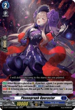 Phonograph Operastar [D-Format] (V.1 - Double Rare) - Flight of Chakrabarthi