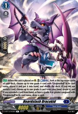 Hoardslash Dracokid [D-Format] (V.1 - Rare) - Flight of Chakrabarthi