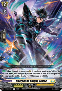 Sharpness Knight, Ermac [D-Format] (V.1 - Rare) - Flight of Chakrabarthi