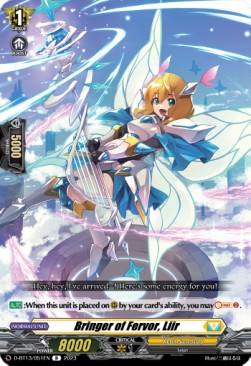 Bringer of Fervor, Liir [D-Format] (V.1 - Rare) - Flight of Chakrabarthi
