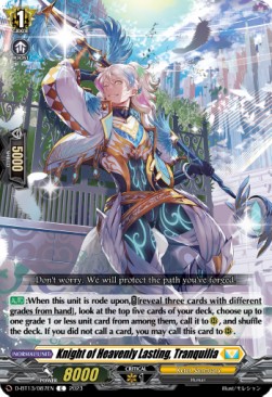 Knight of Heavenly Lasting, Tranquilia [D-Format] - Flight of Chakrabarthi