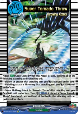 Super Tornado Throw [D-Format] - Flight of Chakrabarthi