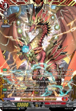 Pealing Dragon, Bliorvis [D-Format] (V.2 - Double Frame Rare) - Flight of Chakrabarthi
