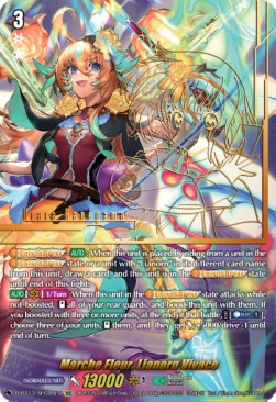 Marche Fleur, Lianorn Vivace [D-Format] (V.3 - Secret Rare) - Flight of Chakrabarthi