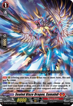 Sealed Blaze Dragon, Samahdi [D Format] (V.1 - Promo) - D-Promos