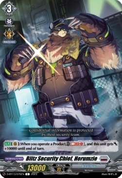 Blitz Security Chief, Herumzie [D-Format] - Flight of Chakrabarthi