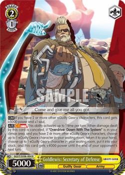 Goldlewis: Secretary of Defense (V.1 - Rare) - Guilty Gear -Strive-
